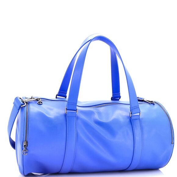 Telfar Duffle Bag Faux Leather Large Blue - Picture 2 of 6